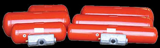 various gas tanks
